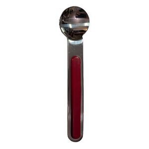 Vintage Sergio Asti "Boca" Flatware Red Spoon ICM Italy For Lauffer 1970s